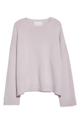 Maria McManus Recycled Cashmere & Cotton Sweater in Lilac
