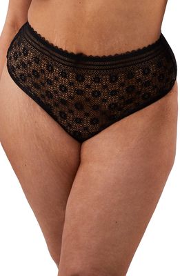 Playful Promises High Waist Thong in Black