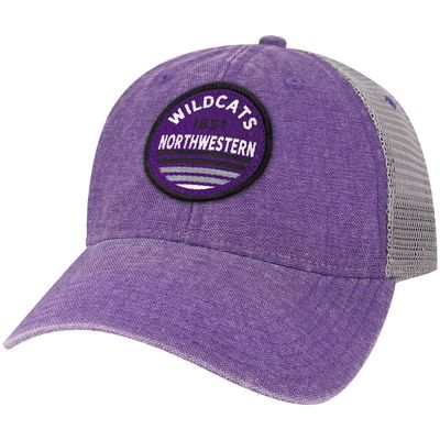 LEGACY ATHLETIC Men's Purple Northwestern Wildcats Sunset Dashboard Trucker Snapback Hat