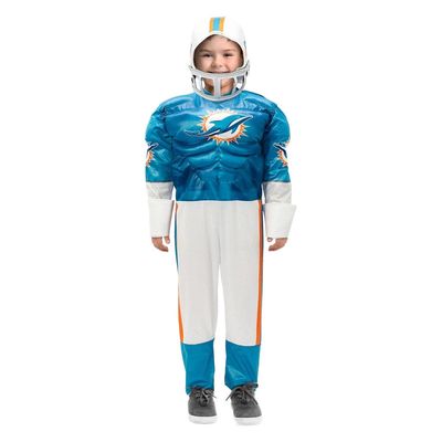 JERRY LEIGH Toddler Aqua Miami Dolphins Game Day Costume