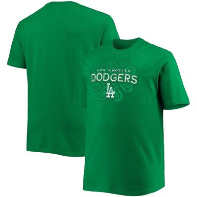 PROFILE Men's Kelly Green Los Angeles Dodgers Celtic T-Shirt