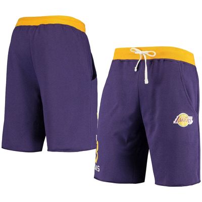 PROFILE Men's Anthony Davis Purple Los Angeles Lakers Name & Number Shorts