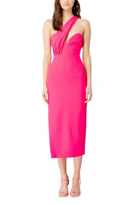 Bardot Lorella Midi Dress in Candy Pink