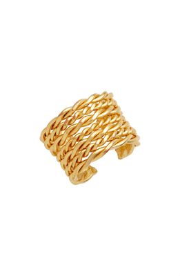 Crisobela Jewelry Raw Opulence Ring in Gold