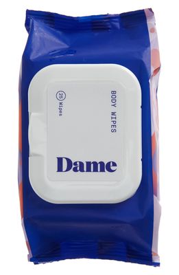 Dame Products Dame Intimate Body Wipes in 25 Count Pouch