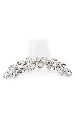 Brides & Hairpins Amber Comb in Silver