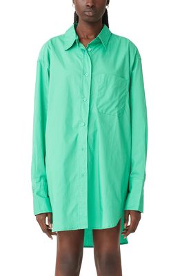 BLANCA Cruz Cotton Button-Up Shirt in Green