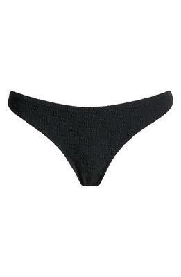 Alexander Wang Logo Jacquard Bikini Bottoms in Black