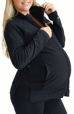 ANOOK ATHLETICS Georgia Maternity/Nursing Jacket in Char