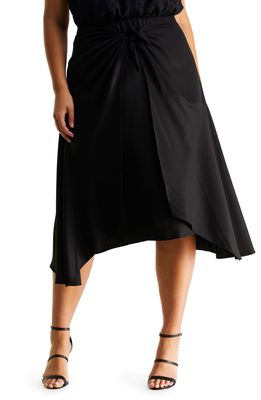 ESTELLE Roma Midi Skirt in Black