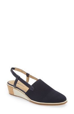 VANELi Greer Slingback Wedge in Navy