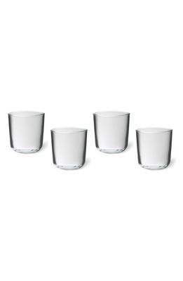 RIGBY Set of 4 Drinking Glasses in Clear