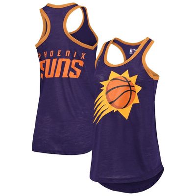 Women's G-III Sports by Carl Banks Purple Phoenix Suns Showdown Burnout Tank Top