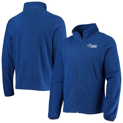 Men's Dunbrooke Blue Detroit Lions Hayden Full-Zip Jacket