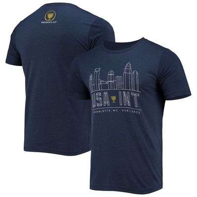 Men's Ahead Navy 2022 Presidents Cup City Scape Event Tri-Blend T-Shirt