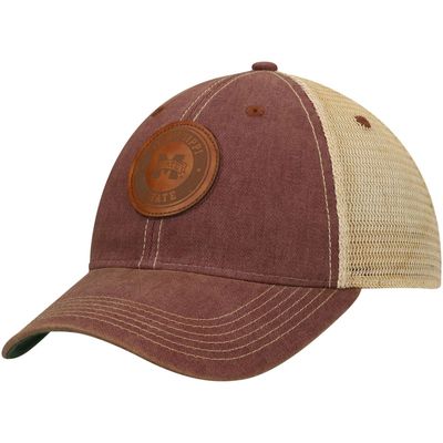 LEGACY ATHLETIC Men's Maroon Mississippi State Bulldogs Target Old Favorite Trucker Snapback Hat