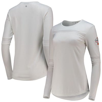 Women's Levelwear White Arnold Palmer Invitational Verve Kendall Long Sleeve T-Shirt