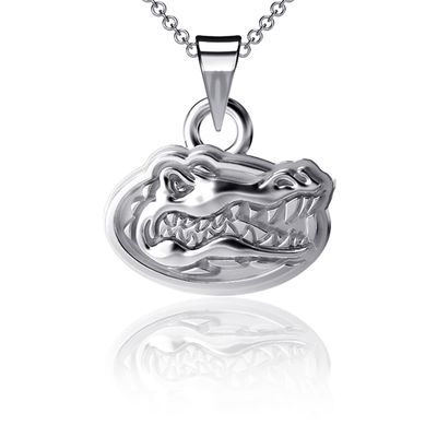 Women's Dayna Designs Florida Gators Pendant Necklace in Silver