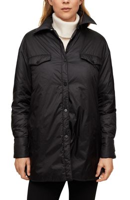 MANGO Quilted Jacket in Black