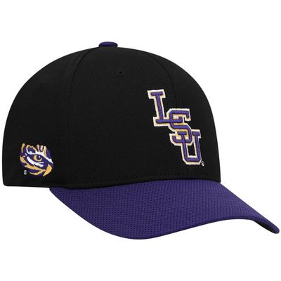 Men's Top of the World Black/Purple LSU Tigers Two-Tone Reflex Hybrid Tech Flex Hat