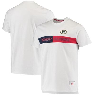 Men's Tommy Hilfiger White Green Bay Packers Core T-Shirt