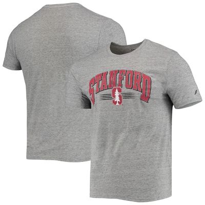 Men's League Collegiate Wear Heathered Gray Stanford Cardinal Upperclassman Reclaim Recycled Jersey T-Shirt in Heather Gray