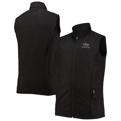 Men's Dunbrooke Heathered Charcoal Baltimore Ravens Big & Tall Archer Softshell Full-Zip Vest in Heather Charcoal