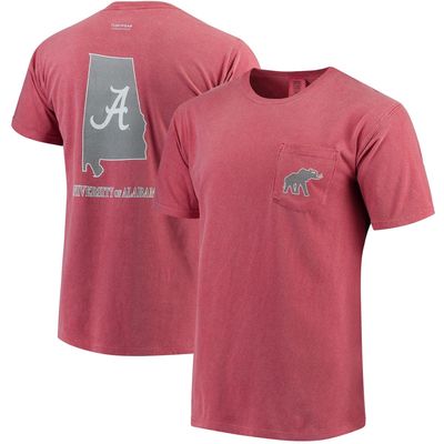 TUSKWEAR Men's Crimson Alabama Crimson Tide Comfort Colors State T-Shirt