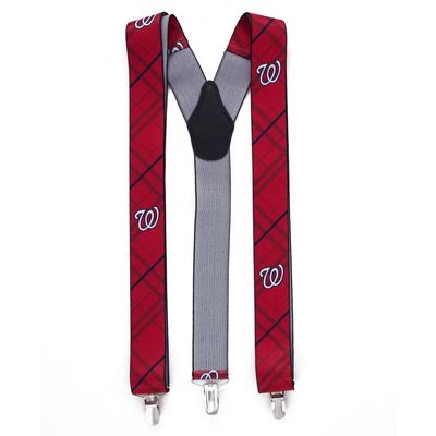 EAGLES WINGS Men's Red Washington Nationals Suspenders
