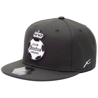 FAN INK Men's Fi Collection Black Santos Laguna Hit Adjustable Snapback Hat