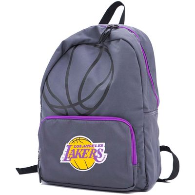 FISLL Los Angeles Lakers Logo Backpack in Gray