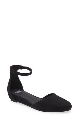 Eileen Fisher Ingle Ankle Strap Flat in Black