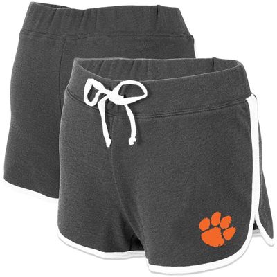 BOXERCRAFT Women's Charcoal Clemson Tigers Relay French Terry Shorts