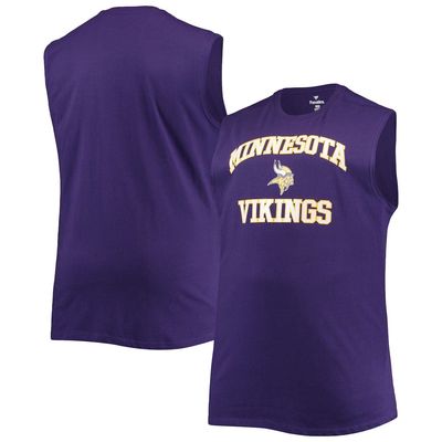 PROFILE Men's Purple Minnesota Vikings Big & Tall Muscle Tank Top