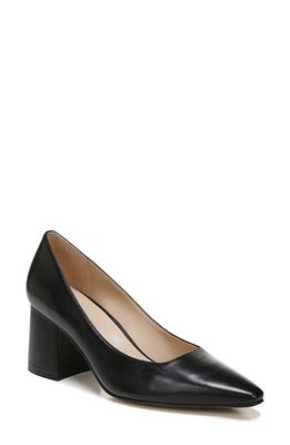27 EDIT Naturalizer Licia Pointed Toe Pump in Black Leather