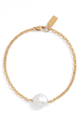 Set & Stones Holland Genuine Pearl Bracelet in Gold