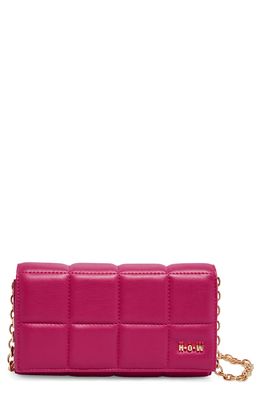 HOUSE OF WANT We Browse Vegan Leather Wallet Crossbody Bag in Magenta