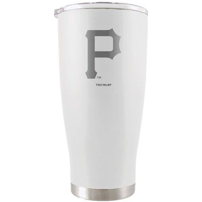 THE MEMORY COMPANY Pittsburgh Pirates 20oz. Etched Team Logo Tumbler - White