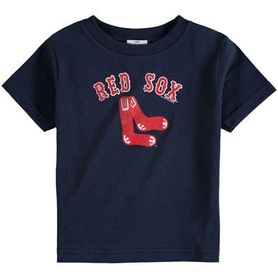 Toddler Soft As A Grape Navy Boston Red Sox Cooperstown Collection Shutout T-Shirt