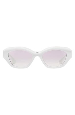 Coperni 5G 52mm Square Sunglasses in White
