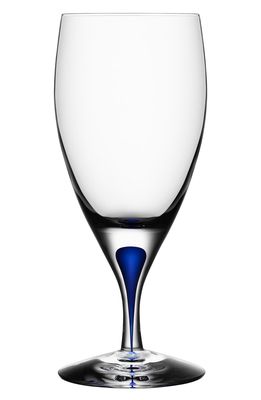 Orrefors Intermezzo Iced Beverage Glass in Clear/Blue