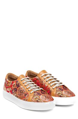 TAFT Jacquard Sneaker in Red Paisley