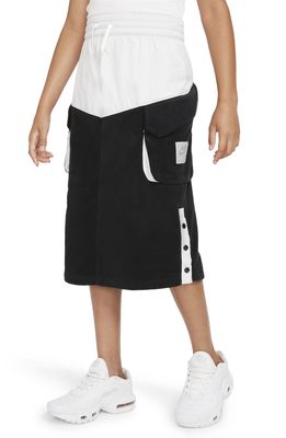 NIKE Kids' Sport Skirt in Black/White/White