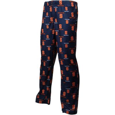 GENUINE STUFF Syracuse Orange Youth Team Logo Flannel Pajama Pants - Navy Blue