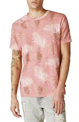 Lucky Brand Leaf Print T-Shirt in Multi