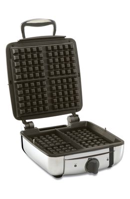 All-Clad Four-Slice Belgian Waffle Maker in Stainless