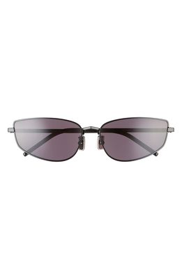 Givenchy 61mm Cat Eye Sunglasses in Black/Other /Smoke