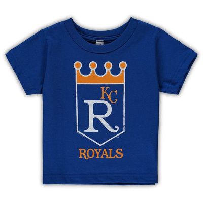 Toddler Soft as a Grape Royal Kansas City Royals Cooperstown Collection Shutout T-Shirt