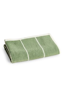BAINA Bethell Organic Cotton Bath Towel in Green