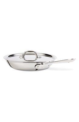 All-Clad 10-Inch Brushed Stainless Steel Fry Pan with Lid